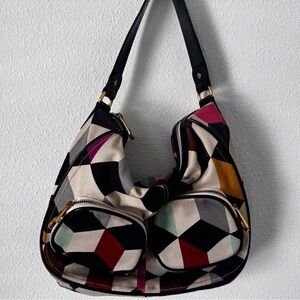 Ted Baker Multicolor Geometric Shoulder Bag